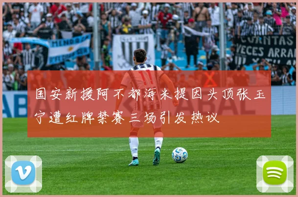 国安新援阿不都海米提因头顶张玉宁遭红牌禁赛三场引发热议
